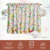 imageMaison d Hermine Kitchen Curtains Sets for Windows 100 Cotton Set of Kitchen Curtains Valances for Home 2 Tiers 28quotX36quot and 1 Valance 56quotX18quot Farmhouse Cafe Rural Christmas27  Giverny
