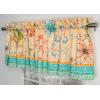 imageMaison d Hermine Kitchen Curtains Sets for Windows 100 Cotton Set of Kitchen Curtains Valances for Home 2 Tiers 28quotX36quot and 1 Valance 56quotX18quot Farmhouse Cafe Dalida29  Luxury Loft  Peach
