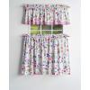 imageMaison d Hermine Kitchen Curtains Sets for Windows 100 Cotton Set of Kitchen Curtains Valances for Home 2 Tiers 28quotX36quot and 1 Valance 56quotX18quot Farmhouse Cafe Dalida13  Chardon