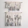 imageMaison d Hermine Kitchen Curtains Sets for Windows 100 Cotton Set of Kitchen Curtains Valances for Home 2 Tiers 28quotX36quot and 1 Valance 56quotX18quot Farmhouse Cafe Rural Christmas19  Amazonia