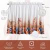 imageMaison d Hermine Kitchen Curtains Sets for Windows 100 Cotton Set of Kitchen Curtains Valances for Home 2 Tiers 28quotX36quot and 1 Valance 56quotX18quot Farmhouse Cafe Dalida34  Faisan Dautomne