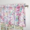 imageMaison d Hermine Kitchen Curtains Sets for Windows 100 Cotton Set of Kitchen Curtains Valances for Home 2 Tiers 28quotX36quot and 1 Valance 56quotX18quot Farmhouse Cafe Dalida31  Floral Love