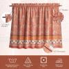 imageMaison d Hermine Kitchen Curtains Sets for Windows 100 Cotton Set of Kitchen Curtains Valances for Home 2 Tiers 28quotX36quot and 1 Valance 56quotX18quot Farmhouse Cafe Dalida24  Harvest Festival