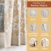 imageMaison d Hermine Kitchen Curtains Sets for Windows 100 Cotton Set of Kitchen Curtains Valances for Home 2 Tiers 28quotX36quot and 1 Valance 56quotX18quot Farmhouse Cafe Rural Christmas32  Pretty Autumn