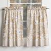 imageMaison d Hermine Kitchen Curtains Sets for Windows 100 Cotton Set of Kitchen Curtains Valances for Home 2 Tiers 28quotX36quot and 1 Valance 56quotX18quot Farmhouse Cafe Rural Christmas32  Pretty Autumn