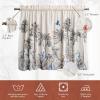imageMaison d Hermine Kitchen Curtains Sets for Windows 100 Cotton Set of Kitchen Curtains Valances for Home 2 Tiers 28quotX36quot and 1 Valance 56quotX18quot Farmhouse Cafe Rural Christmas19  Amazonia