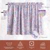imageMaison d Hermine Kitchen Curtains Sets for Windows 100 Cotton Set of Kitchen Curtains Valances for Home 2 Tiers 28quotX36quot and 1 Valance 56quotX18quot Farmhouse Cafe Rural Christmas29  Indian Floral