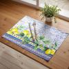 imageMaison d Hermine Placemats Set of 4 100 Cotton Washable Cloth Place Mats Reusable Table Mats for Kitchen Dining Decoration Party Wedding Restaurant Reveillon Au Jardin 13quot x 19quot16  Citrus