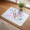 imageMaison d Hermine Placemats Set of 4 100 Cotton Washable Cloth Place Mats Reusable Table Mats for Kitchen Dining Decoration Party Wedding Restaurant Reveillon Au Jardin 13quot x 19quot21  Blossoms in Spring