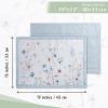 imageMaison d Hermine Placemats Set of 4 100 Cotton Washable Cloth Place Mats Reusable Table Mats for Kitchen Dining Decoration Party Wedding Restaurant Reveillon Au Jardin 13quot x 19quot06  Ice Florals
