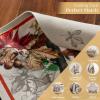 imageMaison d Hermine Placemats Set of 4 100 Cotton Washable Cloth Place Mats Reusable Table Mats for Kitchen Dining Decoration Party Wedding Restaurant Reveillon Au Jardin 13quot x 19quot11  Recolte