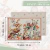 imageMaison d Hermine Placemats Set of 4 100 Cotton Washable Cloth Place Mats Reusable Table Mats for Kitchen Dining Decoration Party Wedding Restaurant Reveillon Au Jardin 13quot x 19quot11  Recolte