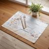 imageMaison d Hermine Placemats Set of 4 100 Cotton Washable Cloth Place Mats Reusable Table Mats for Kitchen Dining Decoration Party Wedding Restaurant Reveillon Au Jardin 13quot x 19quot19  Meadow Florals  Beige