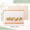 imageMaison d Hermine Placemats Set of 4 100 Cotton Washable Cloth Place Mats Reusable Table Mats for Kitchen Dining Decoration Party Wedding Restaurant Reveillon Au Jardin 13quot x 19quot10  Pumpkin Garden  Cloudy Cream