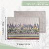 imageMaison d Hermine Placemats Set of 4 100 Cotton Washable Cloth Place Mats Reusable Table Mats for Kitchen Dining Decoration Party Wedding Restaurant Reveillon Au Jardin 13quot x 19quot07  Fanny Lavender