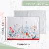imageMaison d Hermine Placemats Set of 4 100 Cotton Washable Cloth Place Mats Reusable Table Mats for Kitchen Dining Decoration Party Wedding Restaurant Reveillon Au Jardin 13quot x 19quot01  Morzine