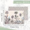 imageMaison d Hermine Placemats Set of 4 100 Cotton Washable Cloth Place Mats Reusable Table Mats for Kitchen Dining Decoration Party Wedding Restaurant Reveillon Au Jardin 13quot x 19quot23  Amazonia