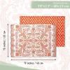 imageMaison d Hermine Placemats Set of 4 100 Cotton Washable Cloth Place Mats Reusable Table Mats for Kitchen Dining Decoration Party Wedding Restaurant Reveillon Au Jardin 13quot x 19quot15  Cachemire