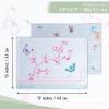 imageMaison d Hermine Placemats Set of 4 100 Cotton Washable Cloth Place Mats Reusable Table Mats for Kitchen Dining Decoration Party Wedding Restaurant Reveillon Au Jardin 13quot x 19quot21  Blossoms in Spring