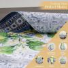 imageMaison d Hermine Placemats Set of 4 100 Cotton Washable Cloth Place Mats Reusable Table Mats for Kitchen Dining Decoration Party Wedding Restaurant Reveillon Au Jardin 13quot x 19quot16  Citrus