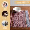 imageMaison d Hermine Placemats Set of 4 100 Cotton Washable Cloth Place Mats Reusable Table Mats for Kitchen Dining Decoration Party Wedding Restaurant Reveillon Au Jardin 13quot x 19quot05  Fair Isle