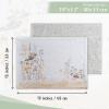 imageMaison d Hermine Placemats Set of 4 100 Cotton Washable Cloth Place Mats Reusable Table Mats for Kitchen Dining Decoration Party Wedding Restaurant Reveillon Au Jardin 13quot x 19quot19  Meadow Florals  Beige