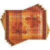 imageMaison d Hermine Placemats Set of 4 100 Cotton Washable Cloth Place Mats Reusable Table Mats for Kitchen Dining Decoration Party Wedding Restaurant Reveillon Au Jardin 13quot x 19quot13  Thanksgiving Tartan