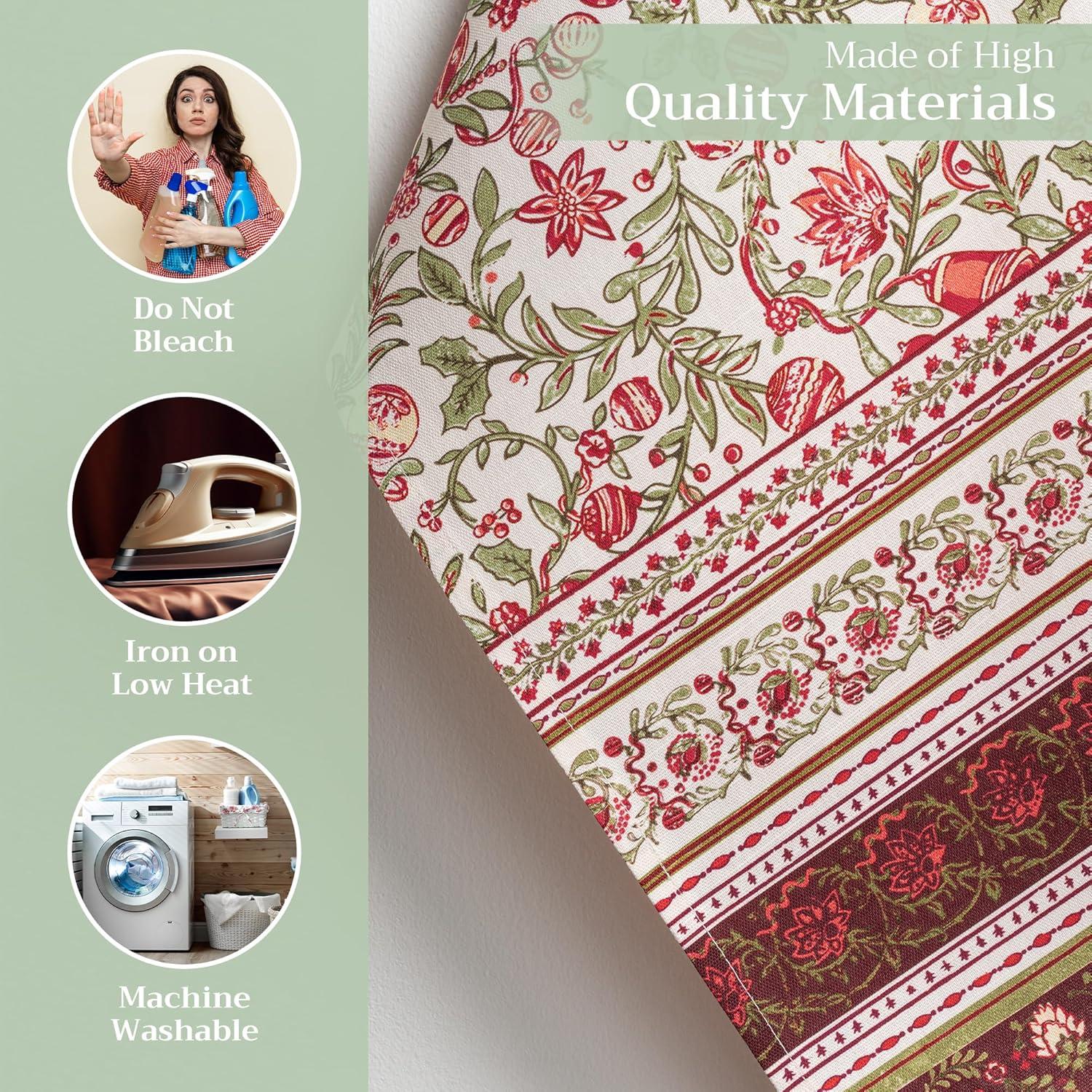 imageMaison d Hermine Kitchen Towels Set of 3 100 Cotton 20quot x 275quot Reusable Cloth Tea Dish Towels Absorbent with Hanging Loop for Kitchen Dining Thanksgiving Decorations Noel13  Reveillon Au Jardin