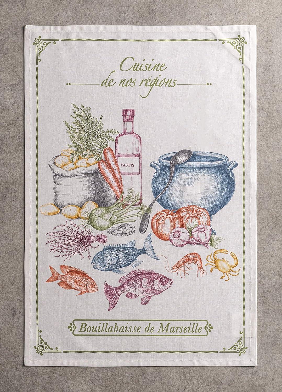 imageMaison d Hermine Kitchen Towels Set of 3 100 Cotton 20quot x 275quot Reusable Cloth Tea Dish Towels Absorbent with Hanging Loop for Kitchen Dining Thanksgiving Decorations Noel07  Gastronomie