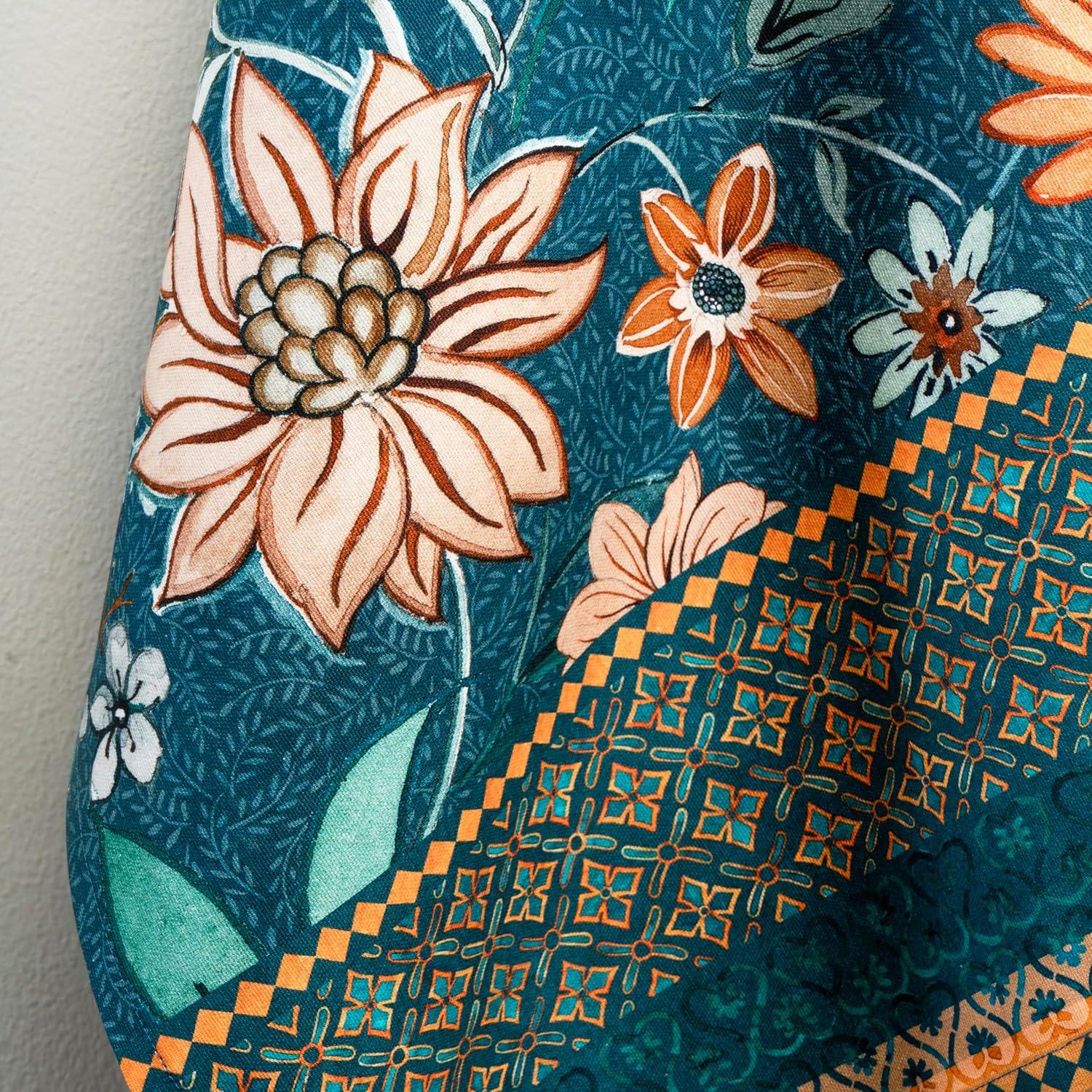 imageMaison d Hermine Kitchen Towels Set of 3 100 Cotton 20quot x 275quot Reusable Cloth Tea Dish Towels Absorbent with Hanging Loop for Kitchen Dining Thanksgiving Decorations Noel31  Luxury Loft  Dark Teal