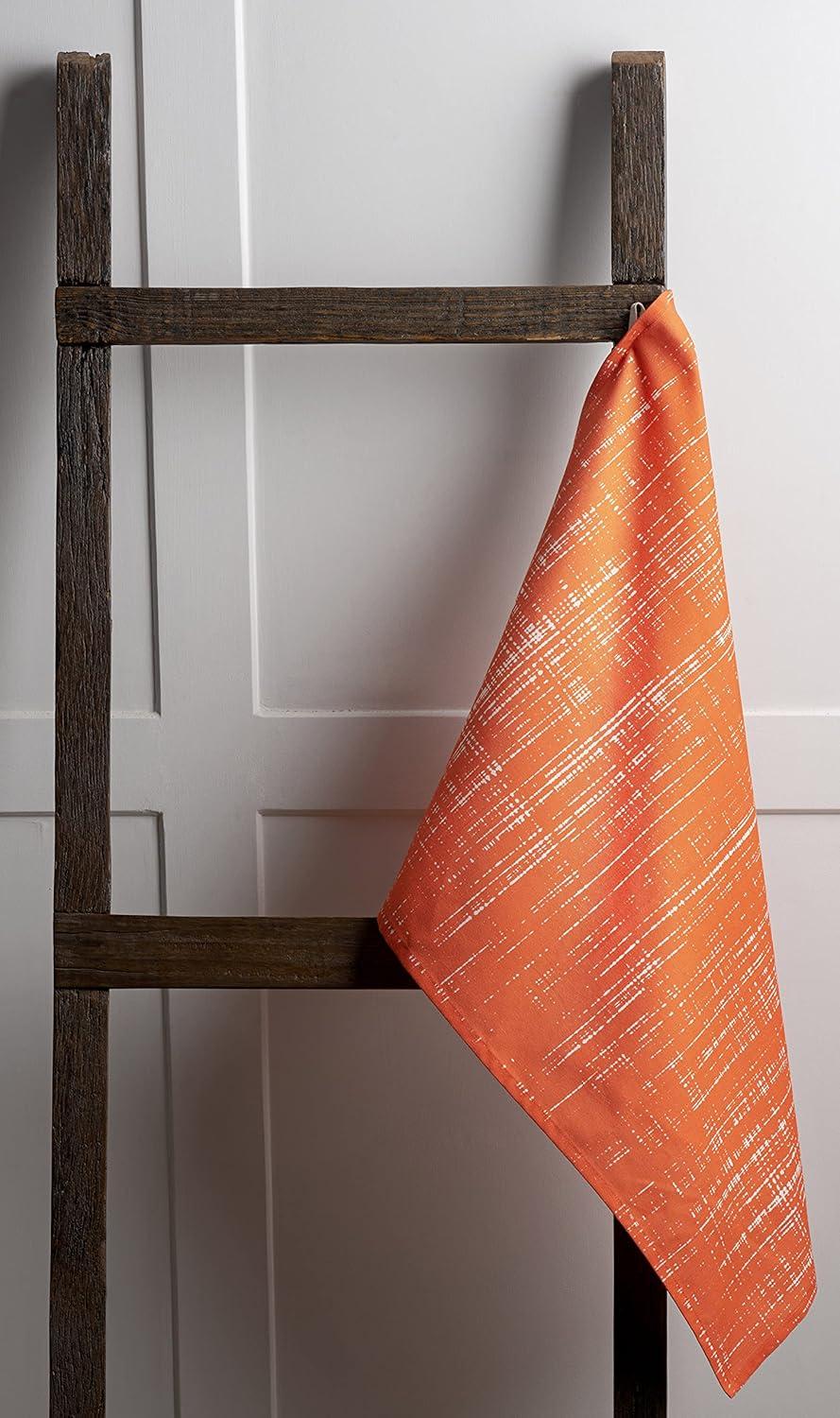 imageMaison d Hermine Kitchen Towels Set of 3 100 Cotton 20quot x 275quot Reusable Cloth Tea Dish Towels Absorbent with Hanging Loop for Kitchen Dining Thanksgiving Decorations Holy Jouy  Brown17  Colors of Autumn