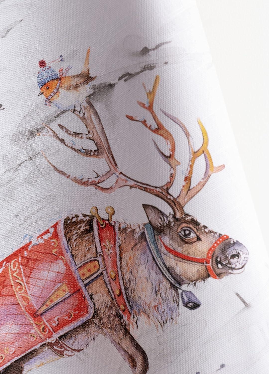 imageMaison d Hermine Kitchen Towels Set of 3 100 Cotton 20quot x 275quot Reusable Cloth Tea Dish Towels Absorbent with Hanging Loop for Kitchen Dining Thanksgiving Decorations Noel25  Christmas Tradition