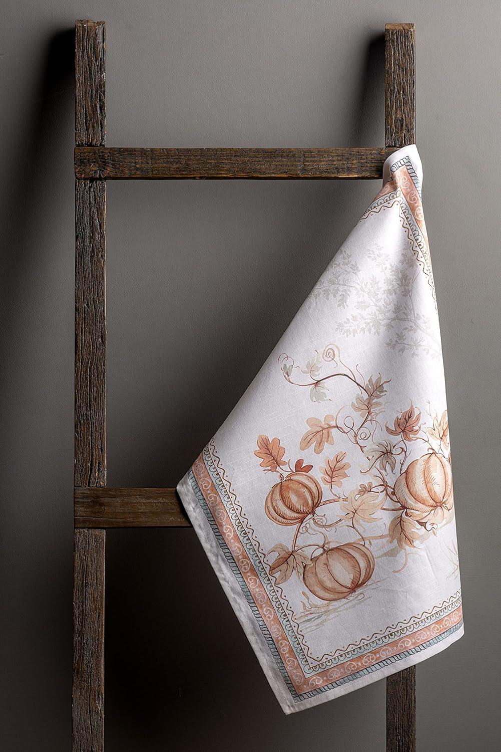 imageMaison d Hermine Kitchen Towels Set of 3 100 Cotton 20quot x 275quot Reusable Cloth Tea Dish Towels Absorbent with Hanging Loop for Kitchen Dining Thanksgiving Decorations Noel02  Giving Thanks