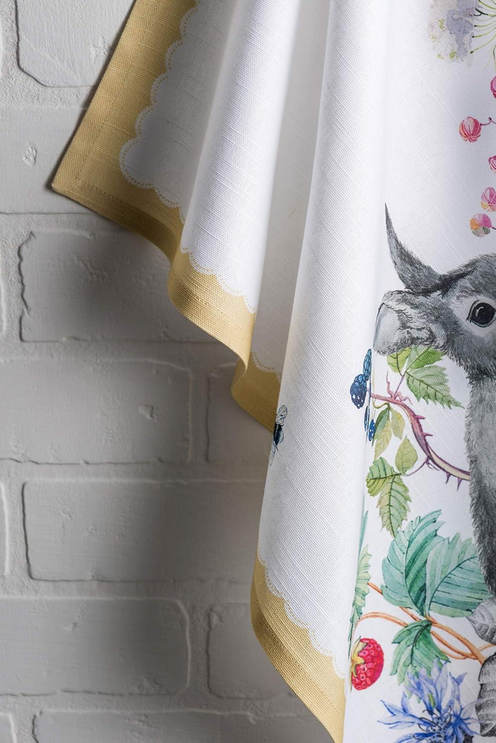 imageMaison d Hermine Kitchen Towels Set of 3 100 Cotton 20quot x 275quot Reusable Cloth Tea Dish Towels Absorbent with Hanging Loop for Kitchen Dining Thanksgiving Decorations Noel05  Printemps