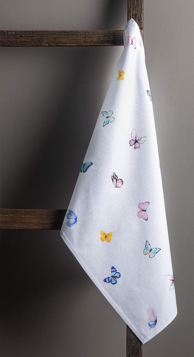 imageMaison d Hermine Kitchen Towels Set of 3 100 Cotton 20quot x 275quot Reusable Cloth Tea Dish Towels Absorbent with Hanging Loop for Kitchen Dining Thanksgiving Decorations Holy Jouy  Brown08  Blossoms in Spring