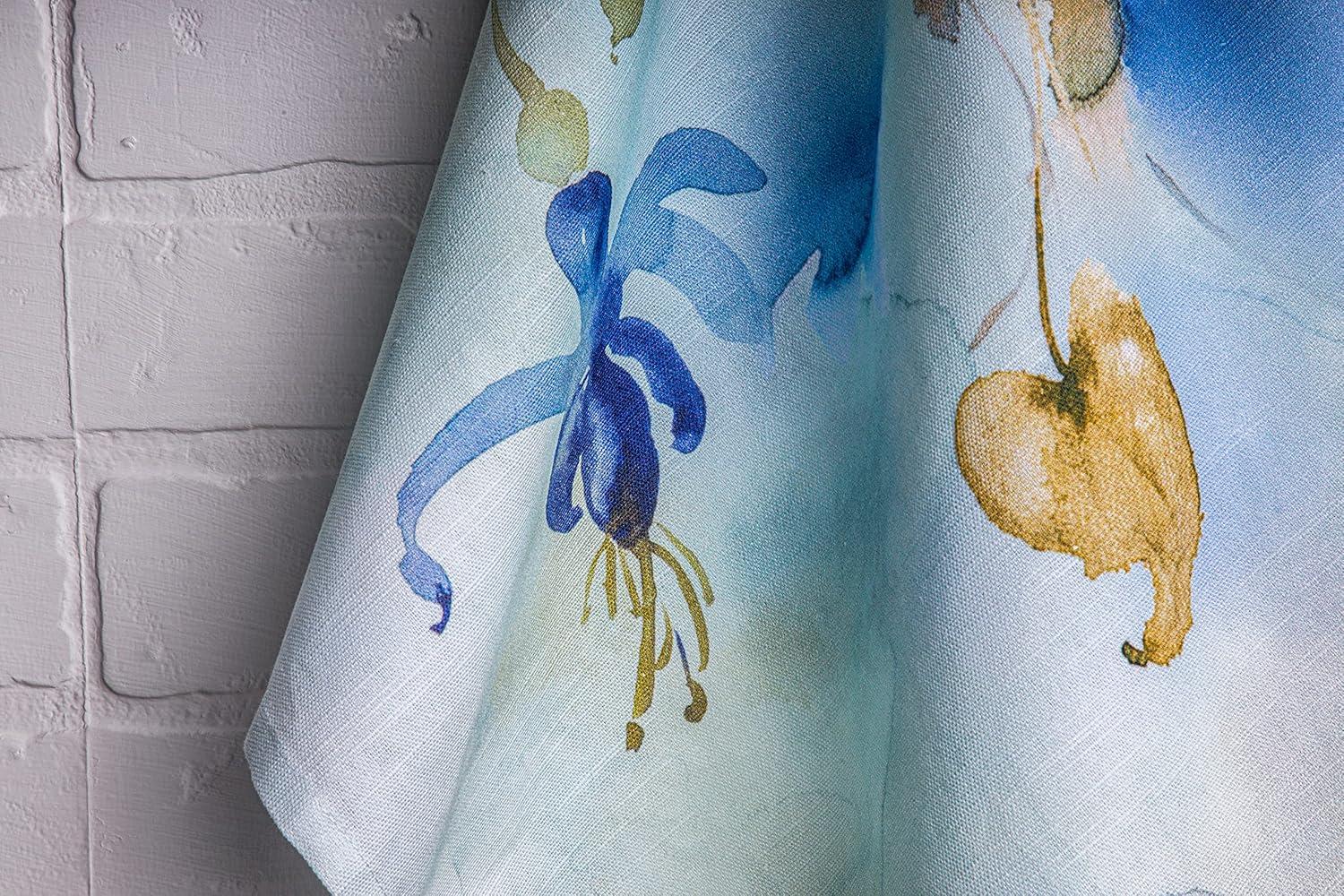 imageMaison d Hermine Kitchen Towels Set of 3 100 Cotton 20quot x 275quot Reusable Cloth Tea Dish Towels Absorbent with Hanging Loop for Kitchen Dining Thanksgiving Decorations Holy Jouy  Brown06  Lazy Summer Days