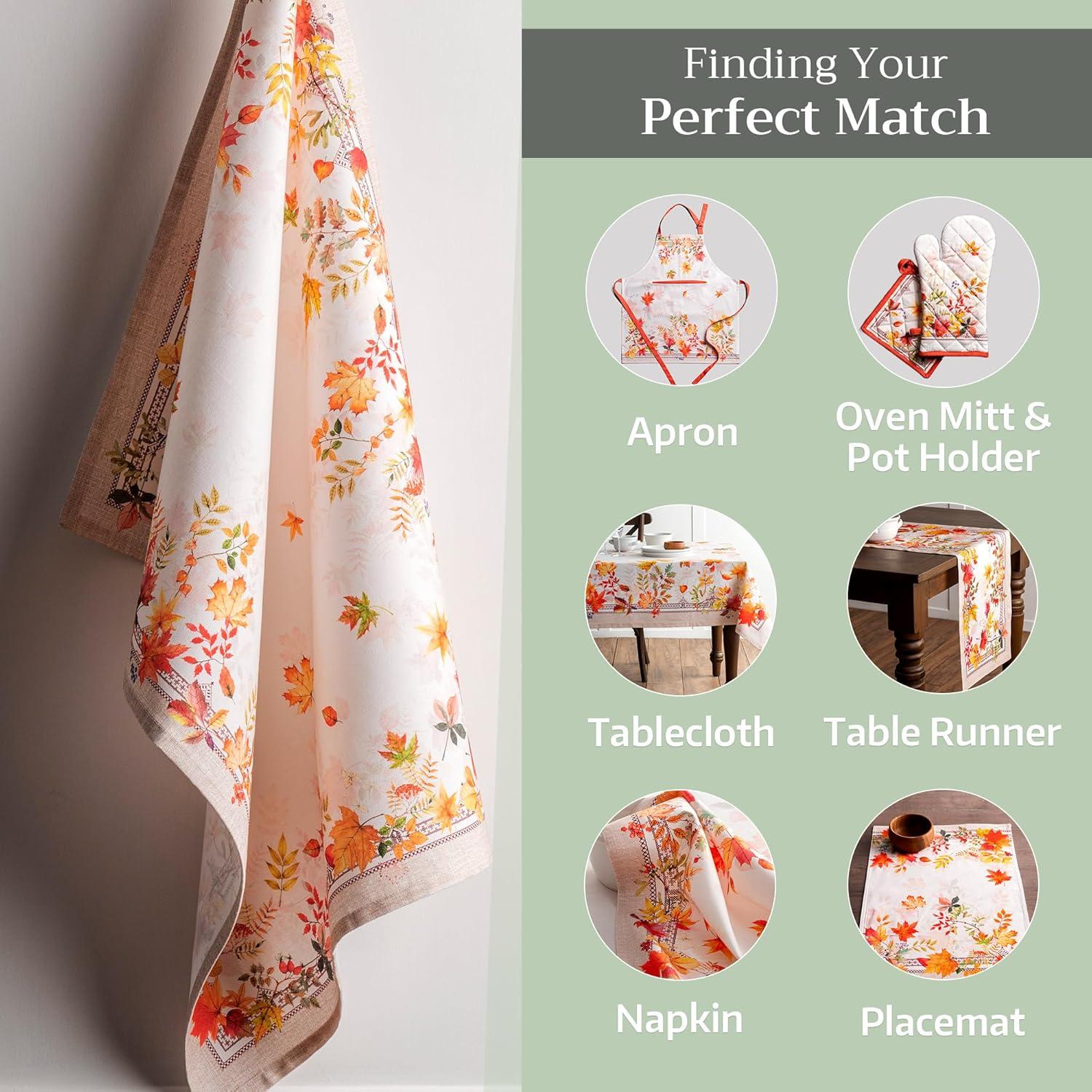 imageMaison d Hermine Kitchen Towels Set of 3 100 Cotton 20quot x 275quot Reusable Cloth Tea Dish Towels Absorbent with Hanging Loop for Kitchen Dining Thanksgiving Decorations Noel21  Amarante