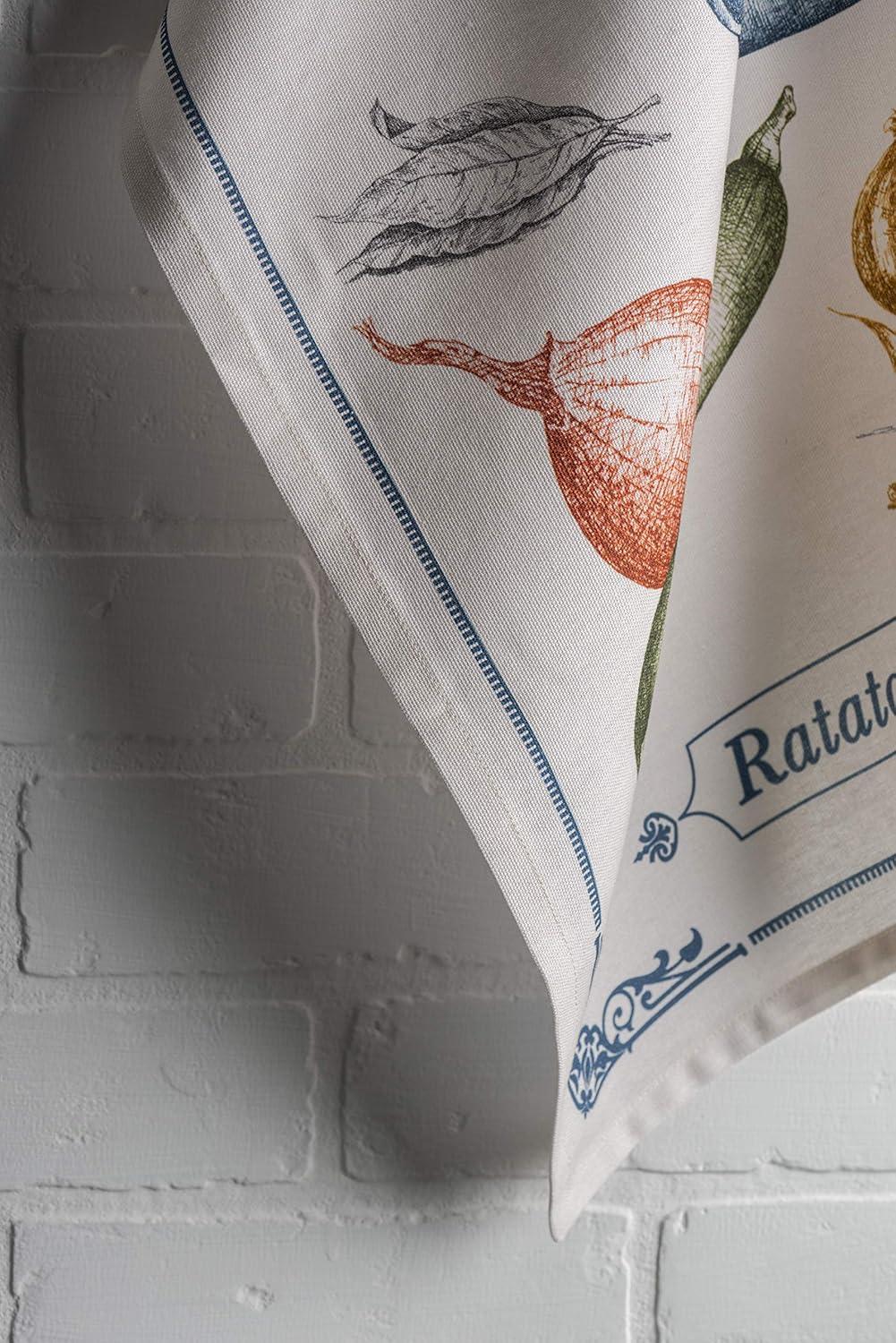 imageMaison d Hermine Kitchen Towels Set of 3 100 Cotton 20quot x 275quot Reusable Cloth Tea Dish Towels Absorbent with Hanging Loop for Kitchen Dining Thanksgiving Decorations Noel07  Gastronomie