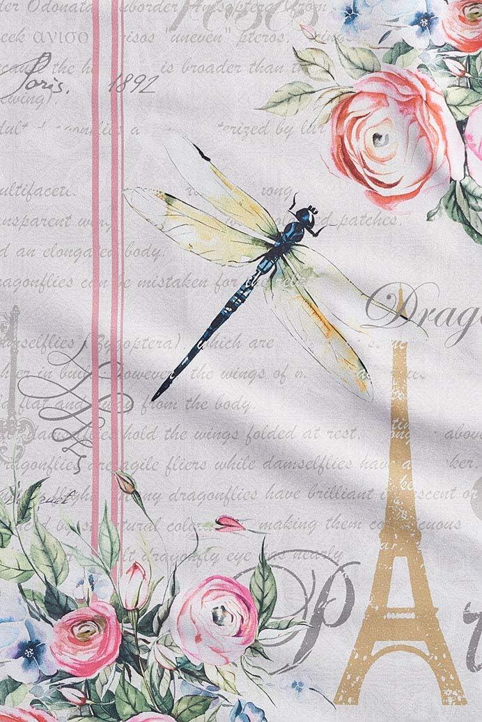 imageMaison d Hermine Kitchen Towels Set of 3 100 Cotton 20quot x 275quot Reusable Cloth Tea Dish Towels Absorbent with Hanging Loop for Kitchen Dining Thanksgiving Decorations Holy Jouy  Brown21  Champ De Mars