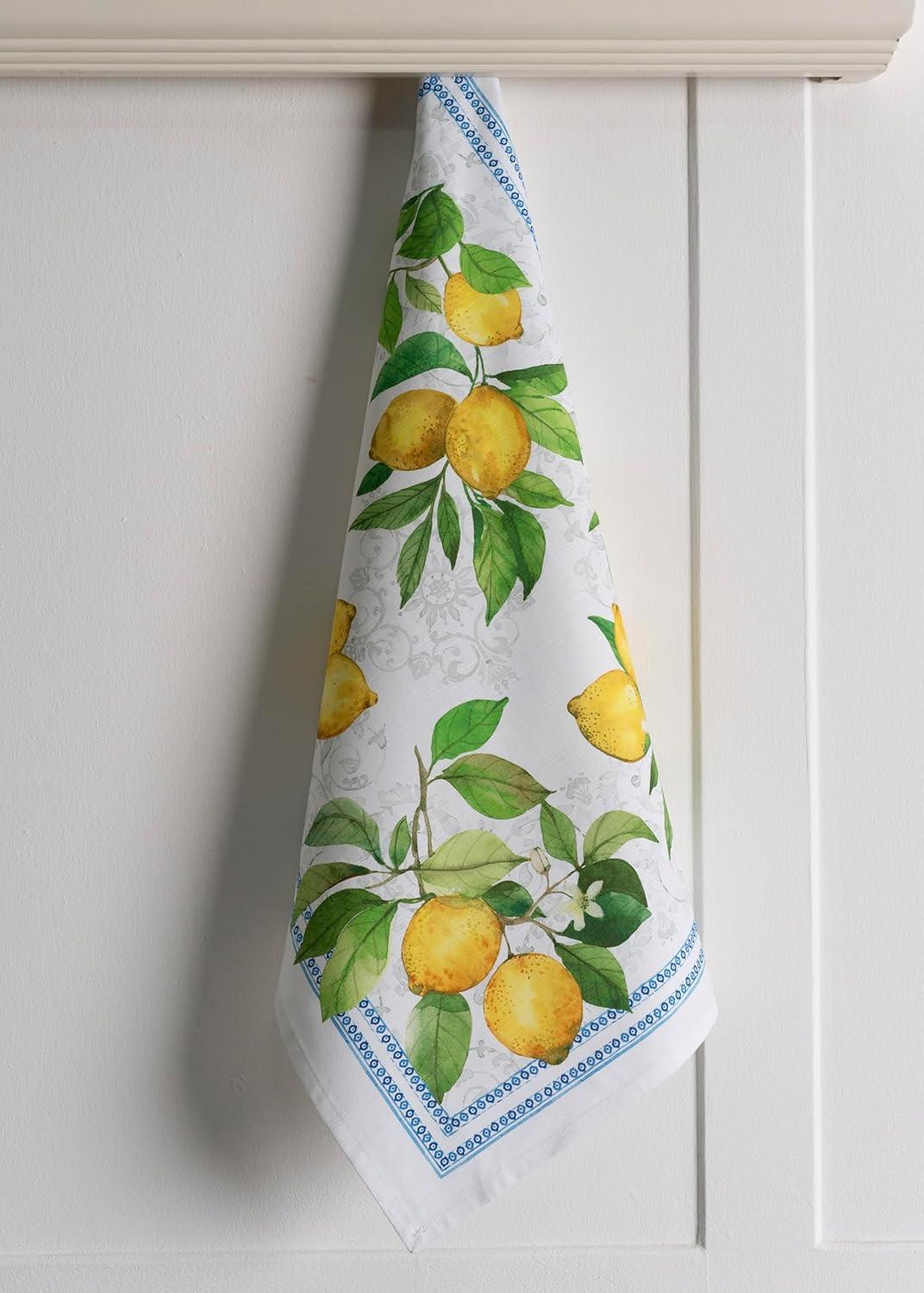 imageMaison d Hermine Kitchen Towels Set of 3 100 Cotton 20quot x 275quot Reusable Cloth Tea Dish Towels Absorbent with Hanging Loop for Kitchen Dining Thanksgiving Decorations Holy Jouy  Brown11  Cedrat