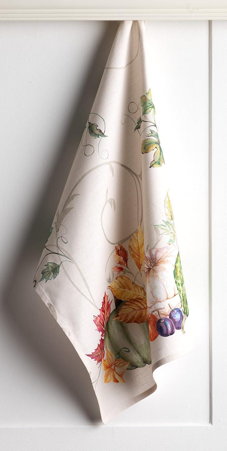 imageMaison d Hermine Kitchen Towels Set of 3 100 Cotton 20quot x 275quot Reusable Cloth Tea Dish Towels Absorbent with Hanging Loop for Kitchen Dining Thanksgiving Decorations Holy Jouy  Brown19  Lumina