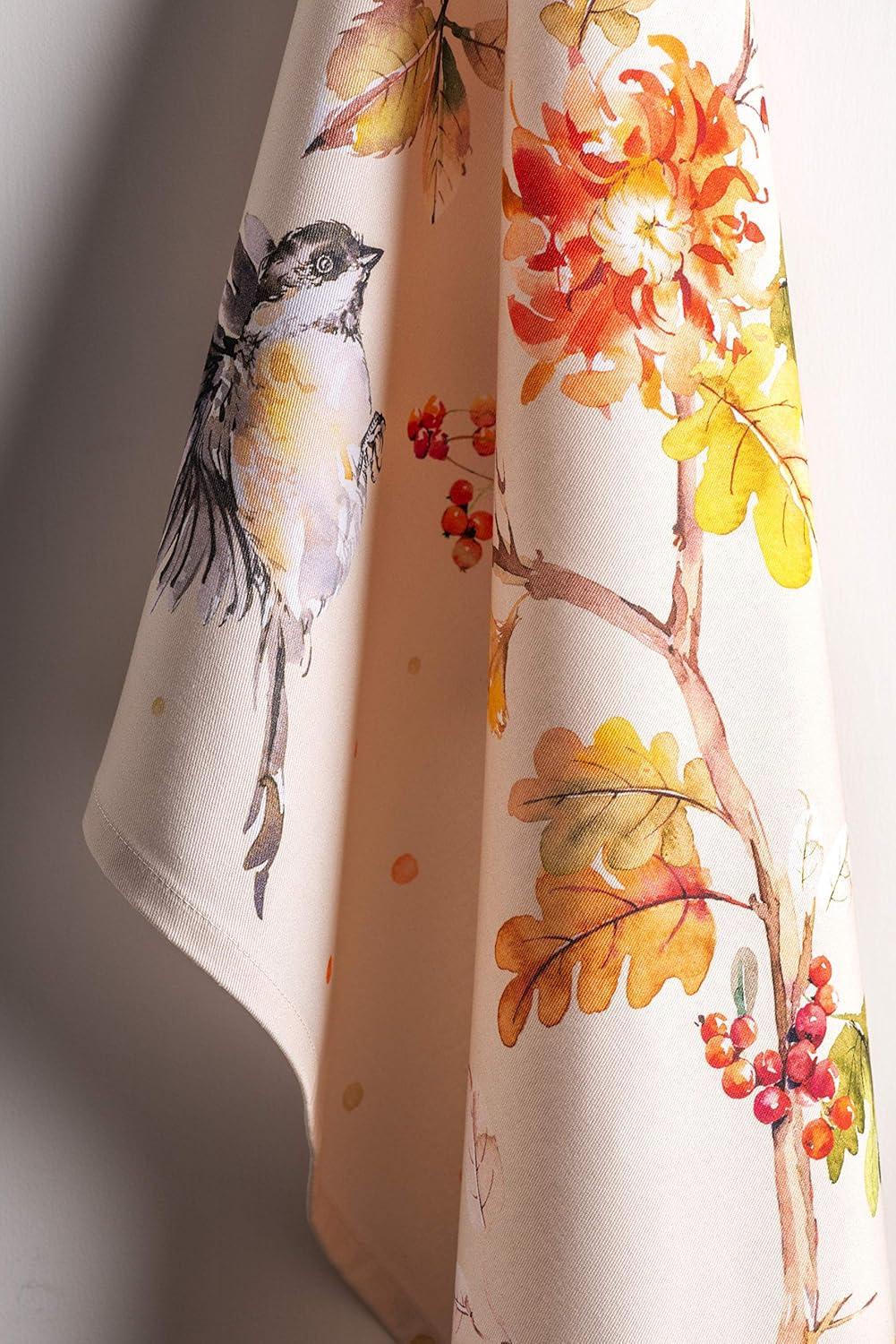 imageMaison d Hermine Kitchen Towels Set of 3 100 Cotton 20quot x 275quot Reusable Cloth Tea Dish Towels Absorbent with Hanging Loop for Kitchen Dining Thanksgiving Decorations Holy Jouy  Brown09  Kelim  Prairie