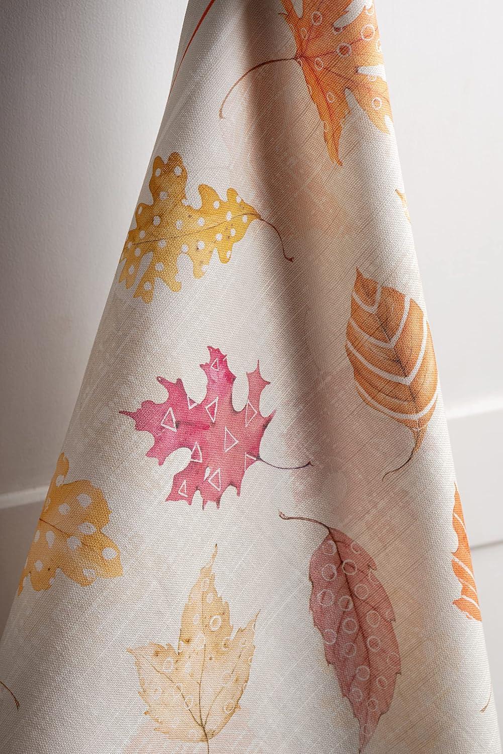 imageMaison d Hermine Kitchen Towels Set of 3 100 Cotton 20quot x 275quot Reusable Cloth Tea Dish Towels Absorbent with Hanging Loop for Kitchen Dining Thanksgiving Decorations Holy Jouy  Brown17  Colors of Autumn