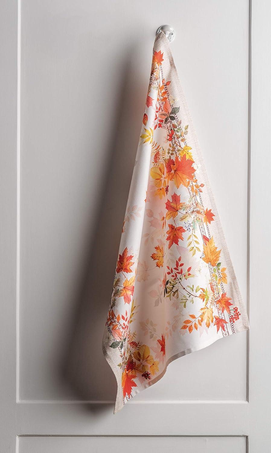 imageMaison d Hermine Kitchen Towels Set of 3 100 Cotton 20quot x 275quot Reusable Cloth Tea Dish Towels Absorbent with Hanging Loop for Kitchen Dining Thanksgiving Decorations Noel21  Amarante