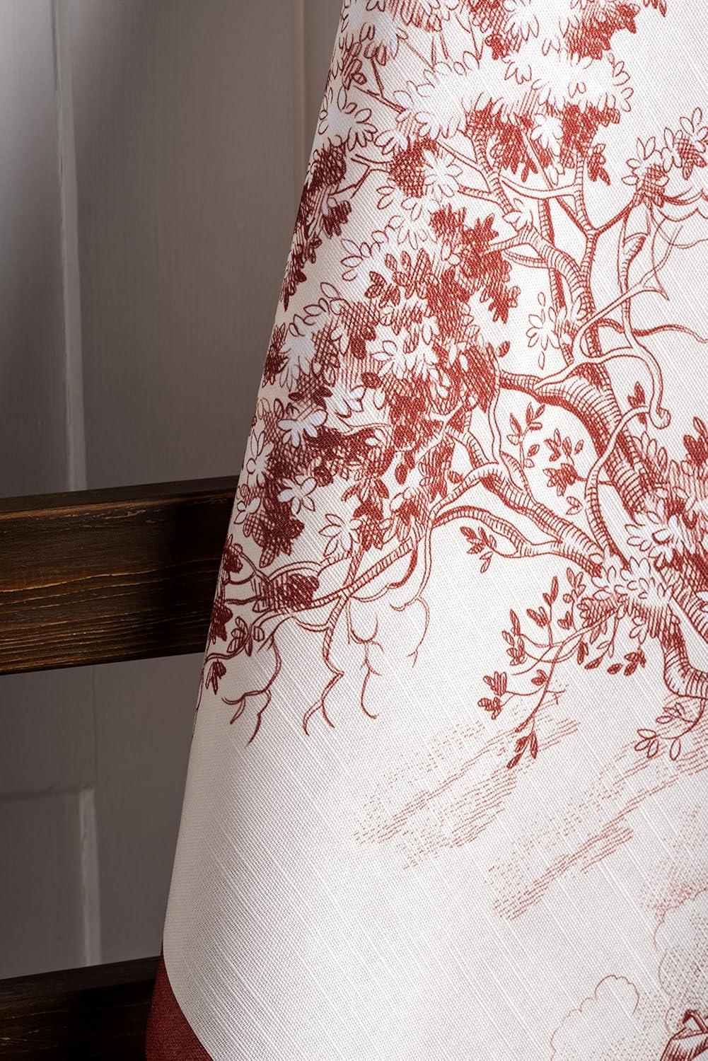 imageMaison d Hermine Kitchen Towels Set of 3 100 Cotton 20quot x 275quot Reusable Cloth Tea Dish Towels Absorbent with Hanging Loop for Kitchen Dining Thanksgiving Decorations Holy Jouy  Brown18  Holy Jouy  Red