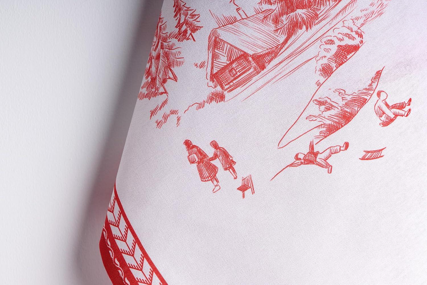 imageMaison d Hermine Kitchen Towels Set of 3 100 Cotton 20quot x 275quot Reusable Cloth Tea Dish Towels Absorbent with Hanging Loop for Kitchen Dining Thanksgiving Decorations Noel30  Winter Jouy