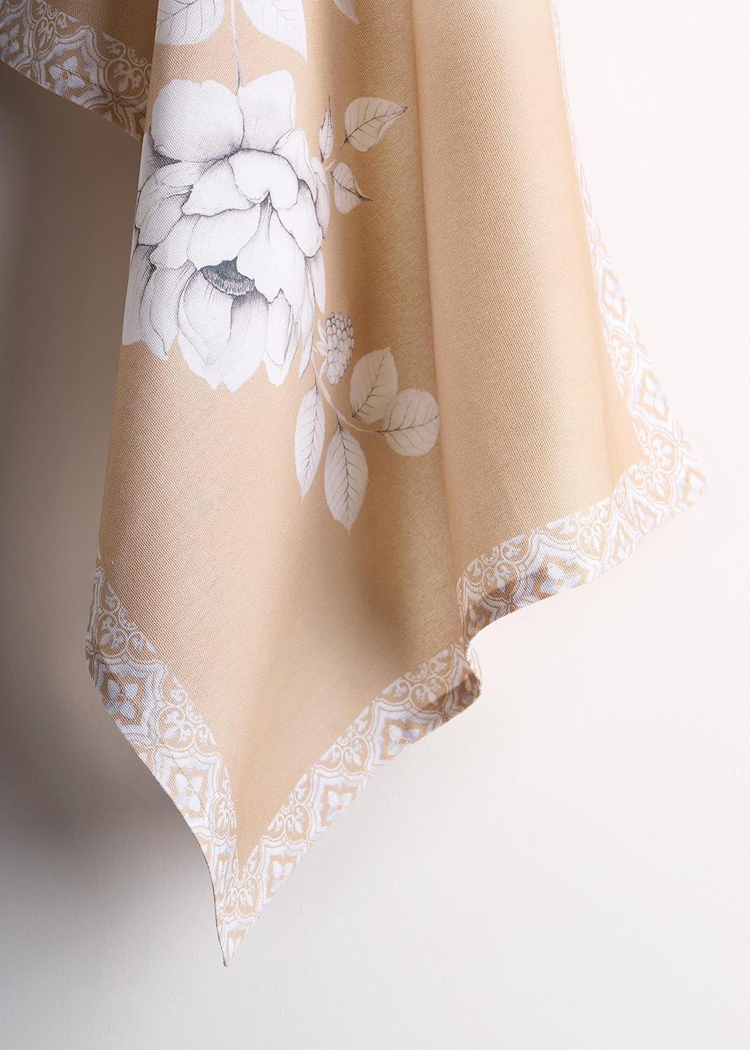 imageMaison d Hermine Kitchen Towels Set of 3 100 Cotton 20quot x 275quot Reusable Cloth Tea Dish Towels Absorbent with Hanging Loop for Kitchen Dining Thanksgiving Decorations Noel19  Noel