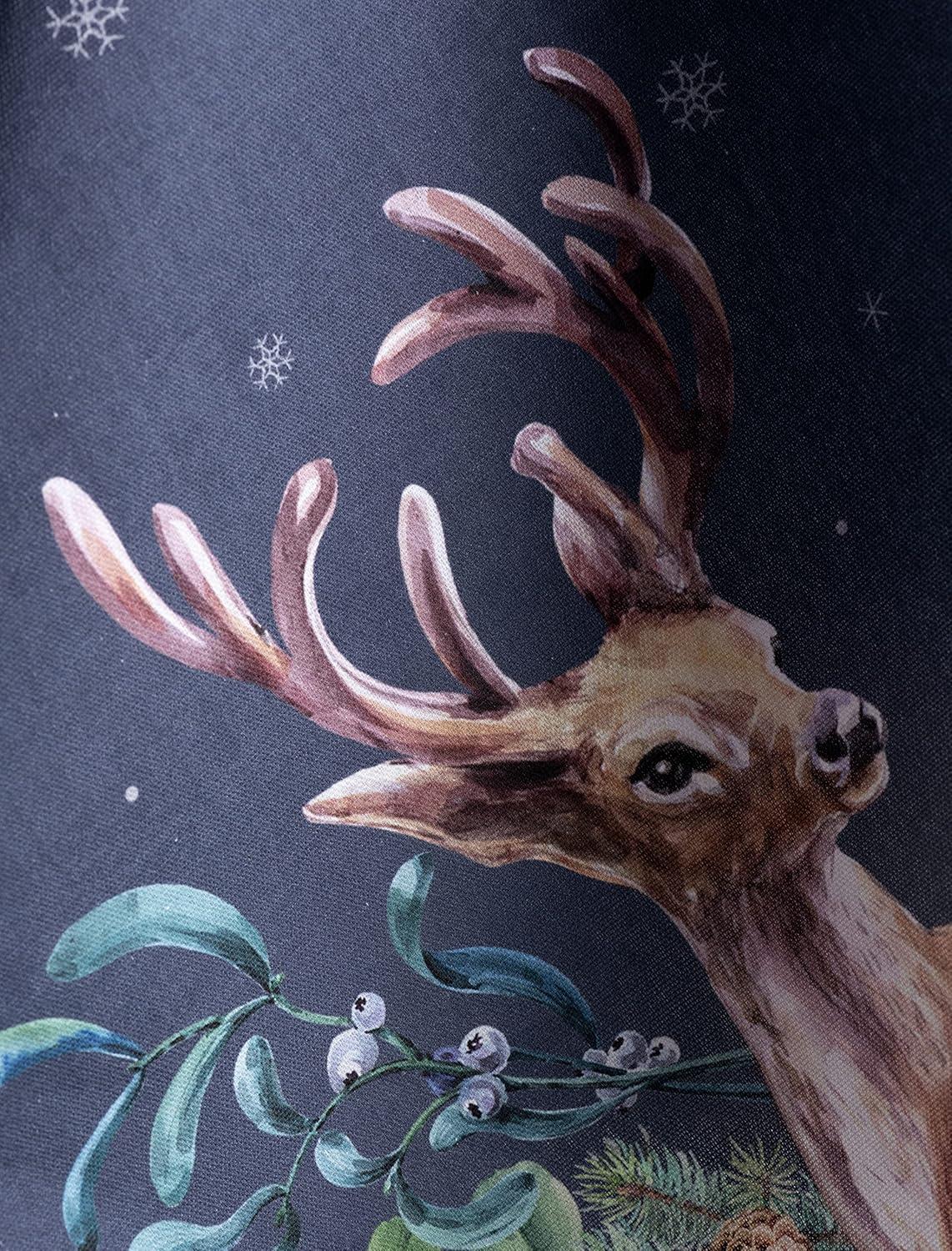 imageMaison d Hermine Kitchen Towels Set of 3 100 Cotton 20quot x 275quot Reusable Cloth Tea Dish Towels Absorbent with Hanging Loop for Kitchen Dining Thanksgiving Decorations Noel04  Christmas Joy