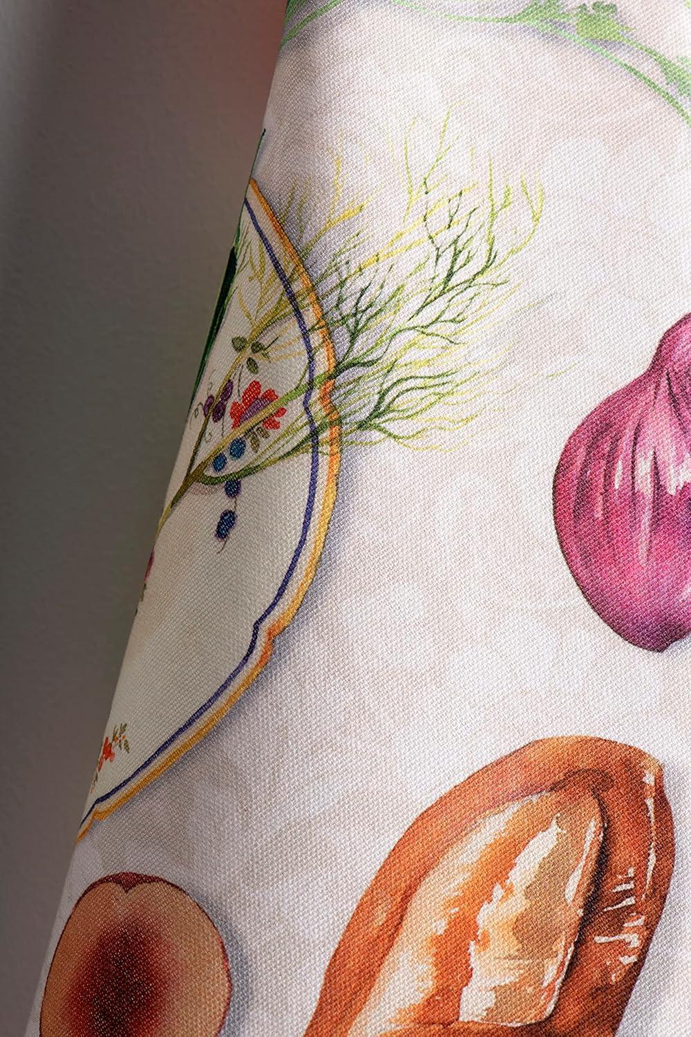 imageMaison d Hermine Kitchen Towels Set of 3 100 Cotton 20quot x 275quot Reusable Cloth Tea Dish Towels Absorbent with Hanging Loop for Kitchen Dining Thanksgiving Decorations Holy Jouy  Brown26  Gourmand