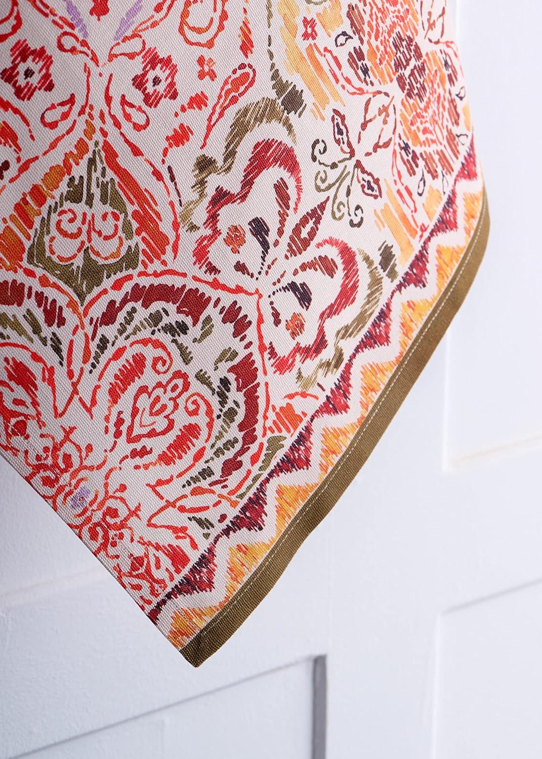 imageMaison d Hermine Kitchen Towels Set of 3 100 Cotton 20quot x 275quot Reusable Cloth Tea Dish Towels Absorbent with Hanging Loop for Kitchen Dining Thanksgiving Decorations Holy Jouy  Brown25  Damask